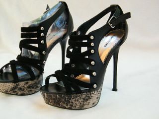 BEBE SHOES heel platform Brielle black black 184465
