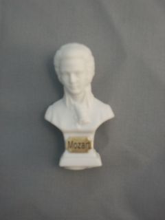 Mozart Bust 1.928/0 miniature dollhouse 1/12 scale Reutter Porcelain 