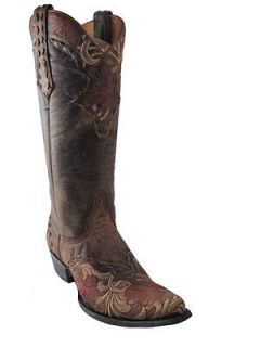Womens Western Cowboy boot Old Gringo L640 2 Erin Brass