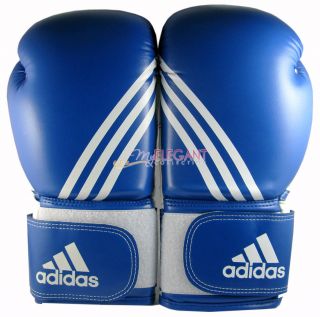 Adidas CLIMACOOL Response Boxing Gloves 8 / 10 / 12 oz (Blue / White 