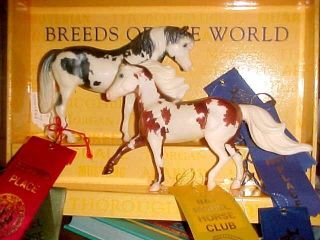 Breyer #1180 Miniature Horse Set Red Cloud & Grand Slam Mint w Box 