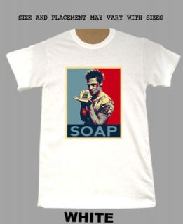 SOAP Fight Club Brad Pitt Obama Hope Style T Shirt