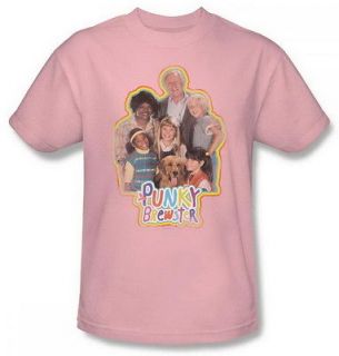 Punky Brewster Pb Distressed Pink Adult Shirt NBC163 AT