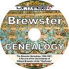 BREWSTER Family Name {1908} Tree History Genealogy Biography ~ Book on 