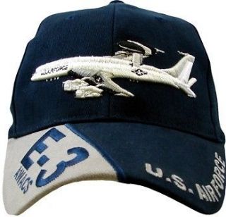 AIR FORCE AWACS E 3 MILITARY EMBROIDERED HAT CAP