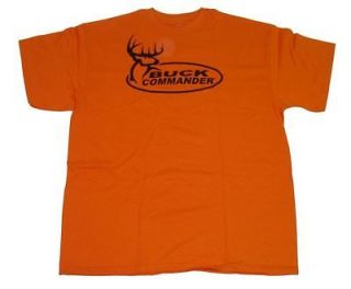 Buck Commander ~ Hunter Orange ~ Mens Deer Hunting T Shirt NEW BLACK 