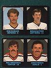 1985 7 11 NHL   lot of 2 pairs Resch/Bridgman and Sutter/Ramage