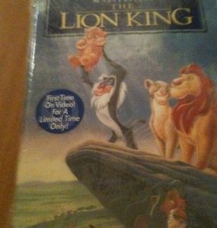 Walt Disneys The Lion King, Masterpiece Ed., VHS, New, In Shrink Wrap