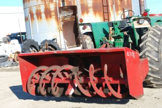 POINT SNOW BLOWER 540 PTO 7 9 1/2 WIDE AUGER 2 STAGE RUNS GOOD 
