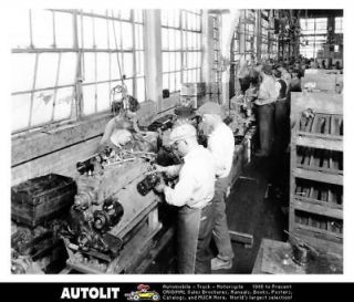 1930 Buick Marquette Engine Assembly Line Photo