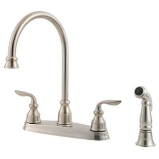 Pfister Stainless Steel Avalon Two Handle Kitchen Faucet F0364CBS