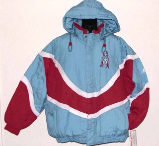 Vintage 90s Collectors HOUSTON OILERS NFL Apex One BLITZ Hooded 
