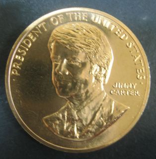 Mint President Jimmy Carter Bronze 34 mm Medal