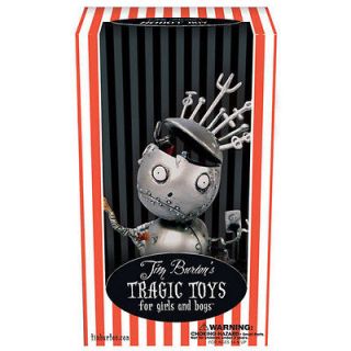 Tim Burtons Tragic Toys 9 Robot Boy Vinyl Figure   NEW Dark Horse