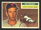 1956 TOPPS 330 JIM BUSBY INDIANS VG