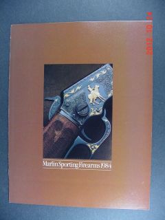 1984 Marlin Arms Firearms Gun Catalog