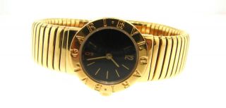 CHIC Bulgari 18k Gold Tubogas Watch/Bracelet