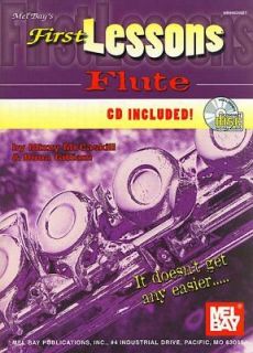FIRST LESSONS FLUTE TUITIONAL LEARN TO PLAY BOOK and CD MEL BAY BRAND 