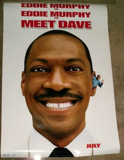 Eddie Murphy in Meet Dave THEATER ORIGINAL 27x40 Movie Poster FREE 