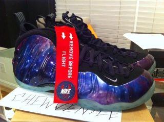 Nike Air FOAMPOSITE ONE GALAXY NRG PARANORMAN ALL STAR GLOW SZ10 DS 
