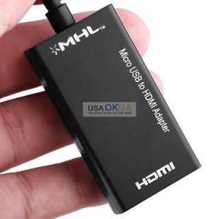 MHL Micro USB to HDMI Adapter HDTV AV Cable for Samsung Galaxy S2 HTC 
