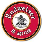 Budweiser Beer Anheuser Busch Logo Label Logo Vintage Advertising Tin 
