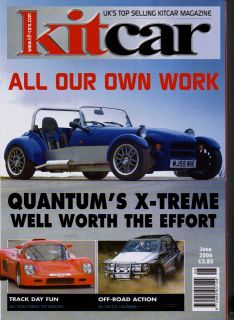   Magazine 6/06 Quantum X treme, MCF Outbak, Bugatti Type 37, Track day
