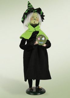Byers Choice Witch with Crystal Ball Halloween Caroler New 2012 