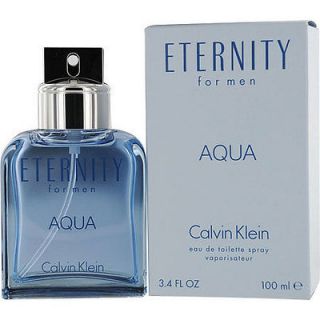 ETERNITY AQUA Calvin Klein Men Cologne 3.4 oz edt NEW IN BOX SEALED