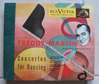 FREDDY MARTIN  4 RECORD ALBUM SET  10 78 RPM Victor Smart Set 40s 50 