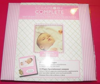   Memory Book GIRL Baby Shower gift NEW Complete Scrapbook C R Gibson