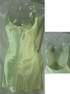 VICTORIAS SECRET LIME GREEN BABYDOLL ROBE GOWN CAMI SIZE XS