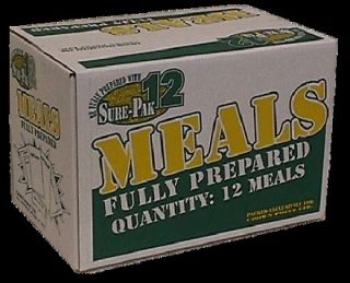   Meals Ready to Eat) Sure Pak 12 MRE Camping Military Survival Boating