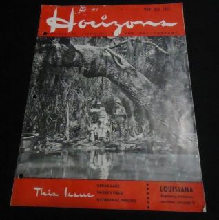11/12 1951 Vintage STANOLIND OIL GAS HORIZONS Magazine
