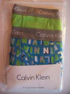 Calvin Klein Boys Underwear Underpants 2 Boxer Briefs 2T/3T 4Toddler 