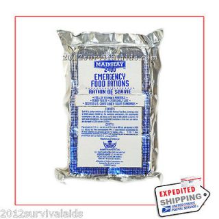 Mainstay Emergency Food 2400 Calorie Bar 2day Survival Ration 3x400 