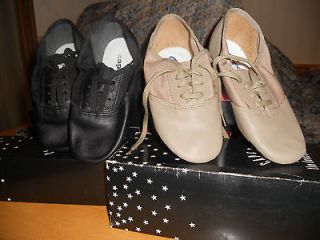 CAPEZIO 358C Splitsole Jazz Shoes Leather & Canvas Childs sizes