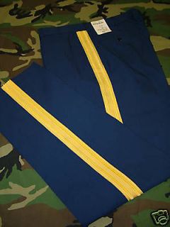 US ARMY DRESS BLUE UNIFORM PANTS TROUSERS 36 LONG