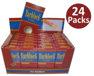 24 Packs TARBLOCK Disposable Cigarette Filters, 720 Filters