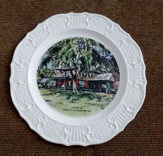 Vintage Collectors Plate Sagamore Hill Oyster Bay NY, 10 dia, Delano 