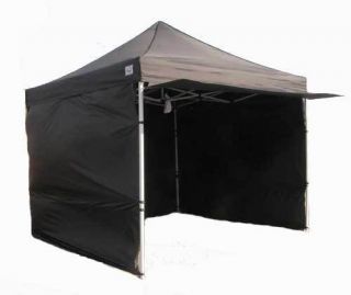 NEW EZ Pop Up Canopy 10 x 10 Commercial Fair Vending Tent 4 Walls 