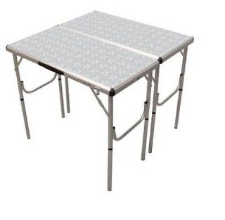   Away 4 In 1 Camping Table Holds 300lbs Lightweight 2 Tables Folding