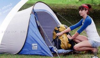   Person Pop Up Dome Tent Outdoor Igloo Instant Pup Camping & Carry Bag