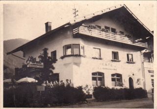 Madersbacher, near Ettal, Germany c1938 antique real photo OLD CAFE