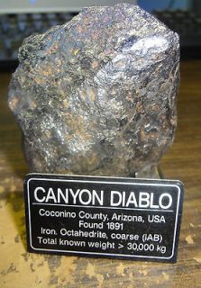 canyon diablo meteorites in Meteorites & Tektites