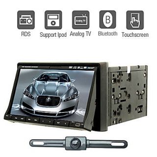 2Din Bluetooth Car CD DVD Player 7 Inch touch Screen Stereo iPod TV FM 