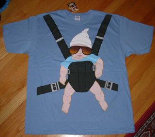 THE HANGOVER Blue Shirt BABY CARLOS CARRIER many sizes