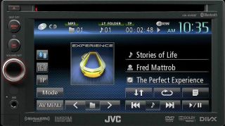 JVC KW AV60BT Car CD//DVD Player Touchscreen,Bluetooth, MotionX GPS 