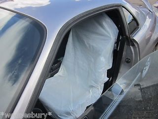 10 DISPOSABLE PLASTIC CAR SEAT COVERS PROTECTORS TRADE QUALITY THROW 