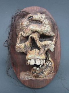 Skull corpse head movie prop monster sideshow gaff bad Wizard Wand 